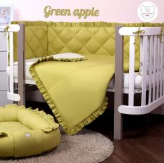 Постільний комплект Baby Veres Macaroon Green apple (6 одиниць, 100% бавовна, 120х60 см)